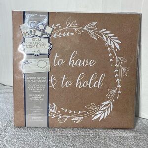 C.R. Gibson 12X12 Complete Scrapbook Wedding Scrapbook